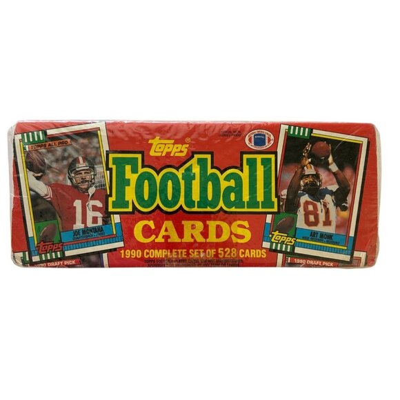Topps 1990 Complete Set Of 528 Football Cards Factory Sealed Collectible Box - Picture 1 of 8